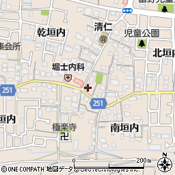 京都府城陽市富野北垣内86周辺の地図