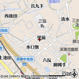 愛知県額田郡幸田町深溝里前19周辺の地図