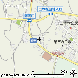 三重県亀山市阿野田町1199-9周辺の地図