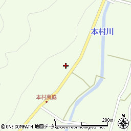 広島県庄原市本村町598周辺の地図