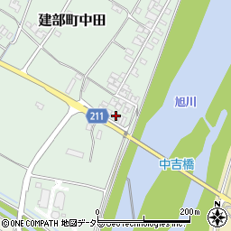岡山県岡山市北区建部町中田689周辺の地図