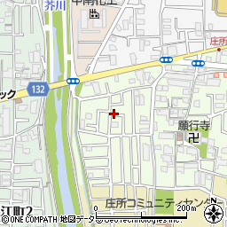 大阪府高槻市庄所町周辺の地図