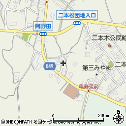 三重県亀山市阿野田町1199-10周辺の地図