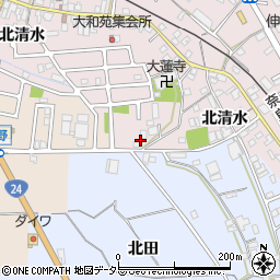 京都府城陽市長池北清水88-2周辺の地図