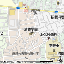 大阪府枚方市東牧野町25-28周辺の地図