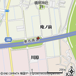 愛知県豊川市橋尾町（川原田）周辺の地図