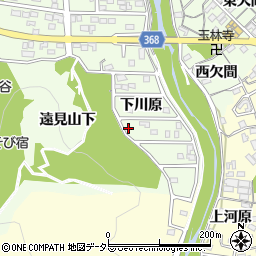 愛知県豊川市御油町下川原33周辺の地図