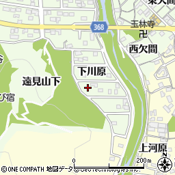 愛知県豊川市御油町下川原32周辺の地図