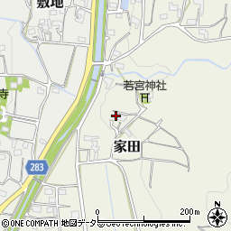 静岡県磐田市家田318-7周辺の地図