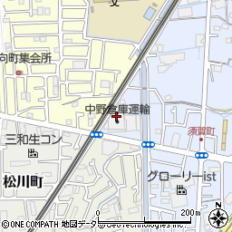 中野倉庫運輸株式会社　近畿支店周辺の地図