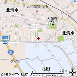 京都府城陽市長池北清水87周辺の地図