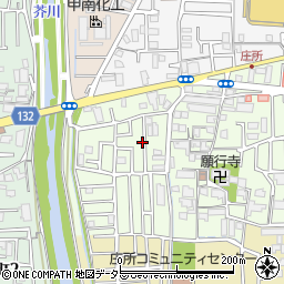 大阪府高槻市庄所町6周辺の地図