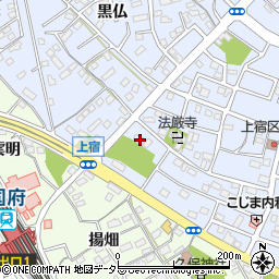 愛知県豊川市八幡町上宿30周辺の地図