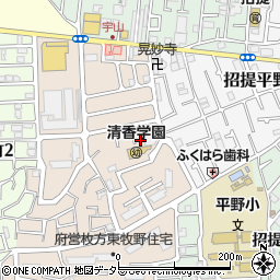 大阪府枚方市東牧野町25-29周辺の地図