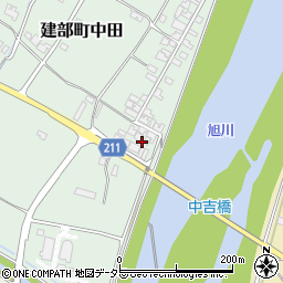 岡山県岡山市北区建部町中田699周辺の地図
