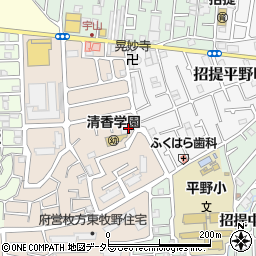 大阪府枚方市東牧野町25-45周辺の地図