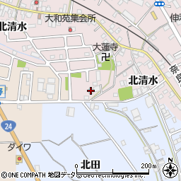 京都府城陽市長池北清水88周辺の地図
