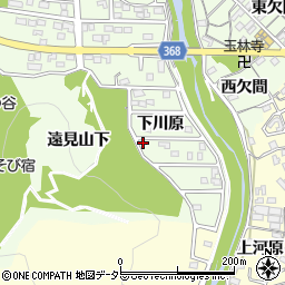 愛知県豊川市御油町下川原34周辺の地図