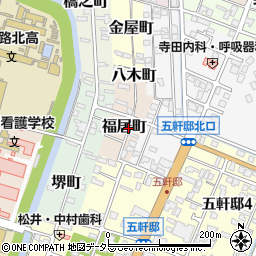 兵庫県姫路市福居町周辺の地図