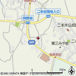 三重県亀山市阿野田町1199-6周辺の地図