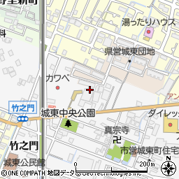 兵庫県姫路市城東町周辺の地図