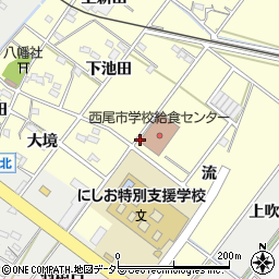 愛知県西尾市須脇町周辺の地図