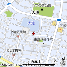 愛知県豊川市八幡町上宿99周辺の地図