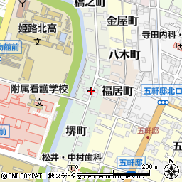 兵庫県姫路市竹田町周辺の地図