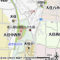 京都府京田辺市大住池平95周辺の地図