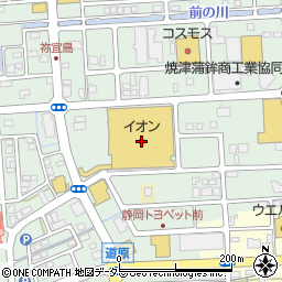イオン焼津店周辺の地図