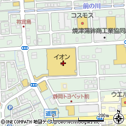 静岡銀行イオン焼津ショッピングセンター ＡＴＭ周辺の地図