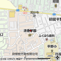大阪府枚方市東牧野町25-31周辺の地図