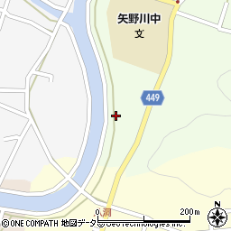 兵庫県相生市若狭野町寺田267周辺の地図