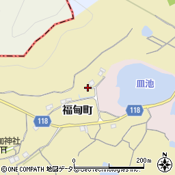 兵庫県小野市福甸町93周辺の地図