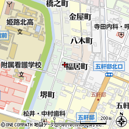 兵庫県姫路市竹田町24周辺の地図