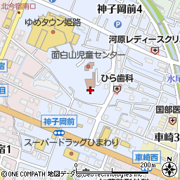 兵庫県姫路市神子岡前3丁目周辺の地図