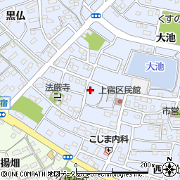 愛知県豊川市八幡町上宿93周辺の地図