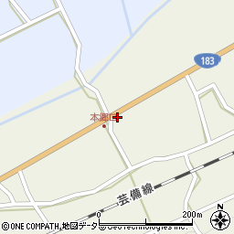 広島県庄原市七塚町1168周辺の地図