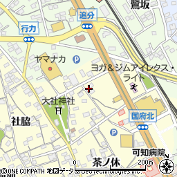 愛知県豊川市国府町清水32-1周辺の地図