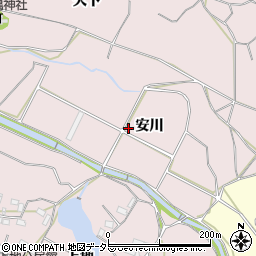 愛知県豊橋市石巻西川町安川周辺の地図