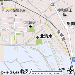 京都府城陽市長池北清水93周辺の地図