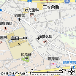 静岡県島田市三ッ合町2687周辺の地図