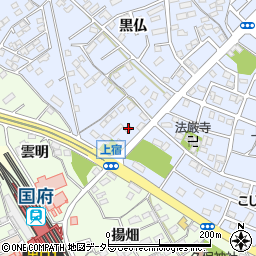 愛知県豊川市八幡町上宿9周辺の地図