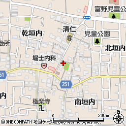 京都府城陽市富野北垣内92周辺の地図