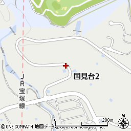 兵庫県西宮市国見台2丁目周辺の地図