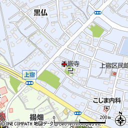 愛知県豊川市八幡町上宿28周辺の地図