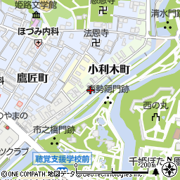 兵庫県姫路市小利木町周辺の地図