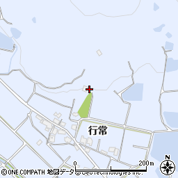 兵庫県加古川市志方町行常274周辺の地図