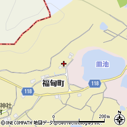 兵庫県小野市福甸町91-1周辺の地図