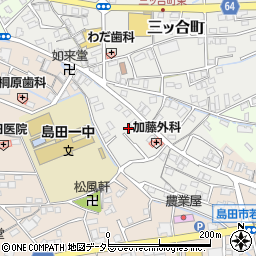 静岡県島田市三ッ合町2685-1周辺の地図